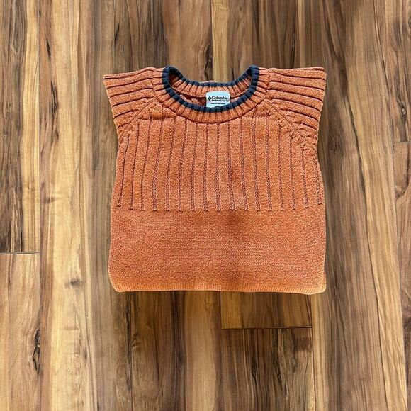 Columbia Men's Orange Sweater - Picture 6 of 6